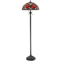 Larissa 2-flammige Stehlampe - Vintage Bronze