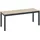 C+P Umkleidesitzbank Basic Plus 100 x 35 x 42 cm Schwarzgrau/Eiche Sereno