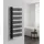 Sapho Badheizkörper 1200 x 500 mm 400 W schwarz matt Seitenventil