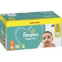 Pampers - Baby-dry Windeln, Große 3-104 Stücke