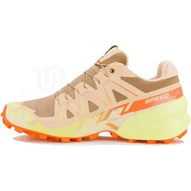 Salomon Speedcross 6 Damen Burro/Sunny Lime/Almond Cream 40