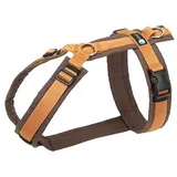AnnyX Brustgeschirr Fun Hundegeschirr Braun S