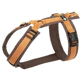 AnnyX Brustgeschirr Fun Hundegeschirr Braun S