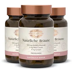 Natürliche Bräune Presslinge