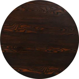 vidaXL Bistrotisch Ø 80 cm dunkel esche