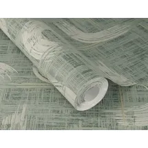Rasch Textil Vliestapete Grafik 53 X 1005 cm - Dunkelgruen