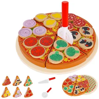 Kruzzel Pizza aus Holz - 22471,