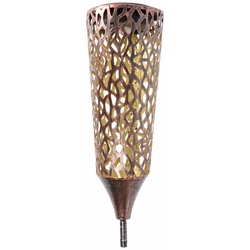 LED SOLAR METAL DESIGN GARTEN LEUCHTE mit AAA 1.2V Akku