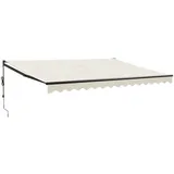 vidaXL Elektrische Markise mit Kurbel Creme 5x3 m