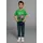 Kidsworld T-Shirt "Feuerwehr-Druck: PLATZ DA", Jungen, Gr. 104/110, grün, Single Jersey, Obermaterial: 100% Baumwolle, bedruckt, Basic, Shirts T-Shirt, Kurzarm, basic geschnitten, mit coolen Statements