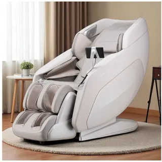 WELCON Massagesessel WELCON ROYALREALAXX Massagesessel aus der Premium-Line, 24 Programme beige|grau