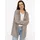 Zwillingsherz Jerseymantel Positive Mind Braun S/M