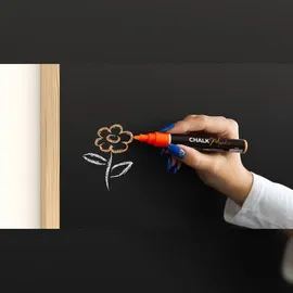 ALLboards Schwarze Kreidetafel 60×40 cm, ECO-Holzrahmen