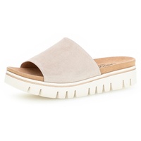 Gabor Pantoletten Leder Pantolette, beige 43 EU