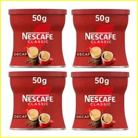 Greek Nescafe Classic Decaf Instant Frappe / Hot Coffee - 4 Packungen x 50g
