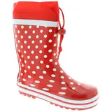 Playshoes Gummistiefel Rot/Weiß 22/23