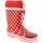 Playshoes Gummistiefel Rot/Weiß 22/23