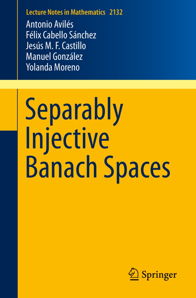Separably Injective Banach Spaces - Antonio Aviles  Félix Cabello Sánchez  Jesus M. F. Castillo  Kartoniert (TB)