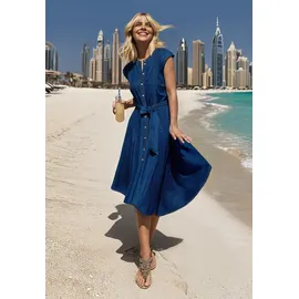 Cartoon Jeanskleid Midi Blau 38
