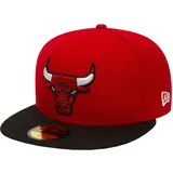 New Era 59Fifty Chicago Bulls Cap rot 7 1/4