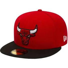 New Era 59Fifty Chicago Bulls Cap rot 7 1/4