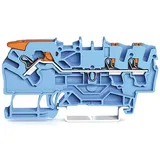 WAGO 2102-5304 Durchgangsklemme 5.20 mm Push-In-Klemme Blau