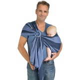 Hoppediz Ring-Sling, Baby-Tragetuch ab Geburt, 100 % schadstoffgeprüfte Baumwolle, Design Oslo