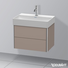 Duravit XSquare Waschtischunterschrank, 2 Auszüge, XS416704343