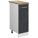 Vicco Unterschrank Apothekerschrank 30 x 46 x 81,5 cm Schwarz