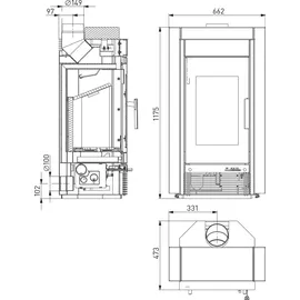 Haas + Sohn Hasvik Quarzit Grau/Korpus Perl-Anthrazit