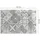 Tulup Glasplatte für Kamin 60 x 40 x 0,4 cm Grau