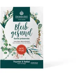 DERMASEL Bleib' gesund Totes Meer Mineralienbad Thymian & Salbei 60 g Salz