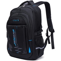 JSHAHA Rucksack 35L Daypack Schulrucksack Schwarz Blau