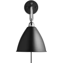 GUBI - Bestlite BL7 Wandleuchte Ø16 Chrom/Schwarz