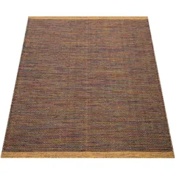 Paco Home Wollteppich »Kasko 300«, rechteckig, 12 mm Höhe, Handweb, Flachgewebe, reine Wolle, handgewebt, hochwertig verarbeitet Paco Home mehrfarbig B: 160 cm   1 St.