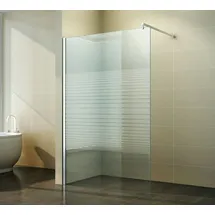 FA-Bausysteme Walk-In Glas Dusche Gestreift 90 cm