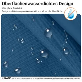 lerores Duschvorhang 150 x 180 cm dunkelblau