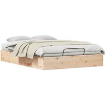 vidaXL Ottoman Bettgestell 160 x 200 cm Beige