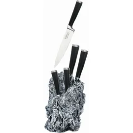 STONELINE Excalibur Messerblock 7-tlg. Schwarz