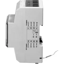 Orno OR-WE-520 Stromzähler Hutschiene 3-Phasen Einweg MID Geeicht und Zertifiziert Weiß