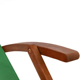 CASARIA Deckchair 94 x 60 x 94 cm grün