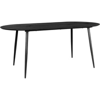 Leonique Esstisch »Eadwine«, Tischplatte aus MDF, verschiedene Größen und Farbvarianten, Höhe 76 cm, schwarz