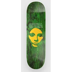 Opera Skateboards Die Cut Mask 8.75" Skateboard Deck green Gr. Uni