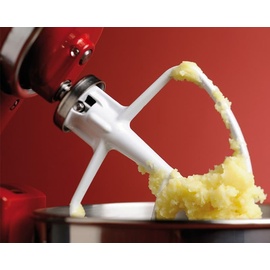 KitchenAid Artisan 5KSM156 matt schwarz mit Glasschüssel