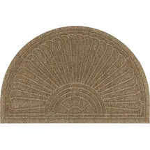 Wash+Dry DUNE Halfmoon Taupe 55x85cm, innen und außen, waschbar