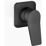 Dornbracht LISSÉ UP-Einhandbatterie mit Abdeckplatte für 1 Verbraucher Schwarz Matt 36060845-33