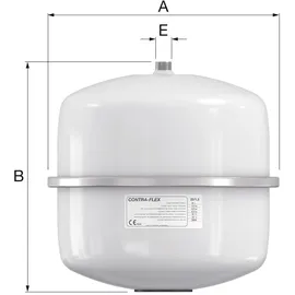 Flamco Contraflex 3 bar 12 l Weiß