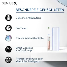 Oral-B Genius X roségold + Reiseetui