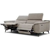 RELAXSOFA FIERO 3-Sitzer mit 2 Relaxfunktionen, taupe