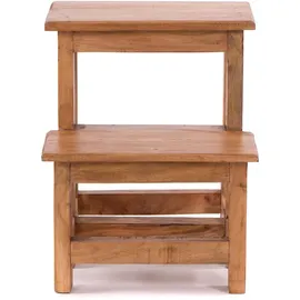 DESIGN DELIGHTS Pflanzenhocker Step 47 x 37 cm Braun